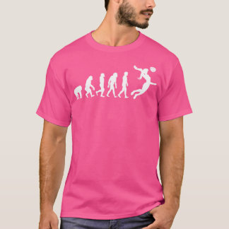 Evolution eines Volleyballspielers T-Shirt
