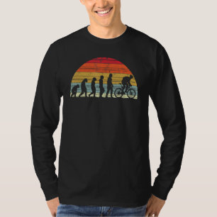 Evolution-Evolution des Fahrradfahrers T-Shirt