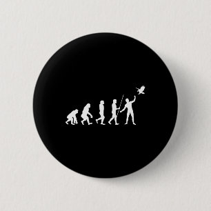 Evolution Falconer Falken Falknerei Falconeria Button