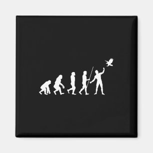 Evolution Falconer Falken Falknerei Falconeria Magnet