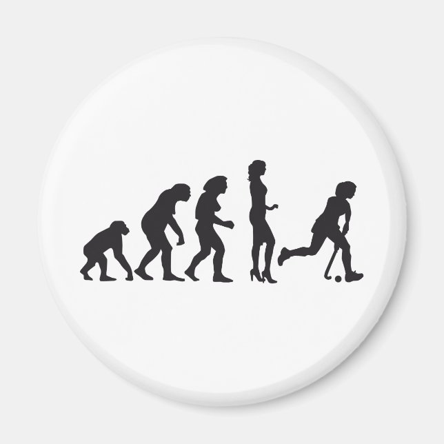 evolution female hockey magnet (Vorne)