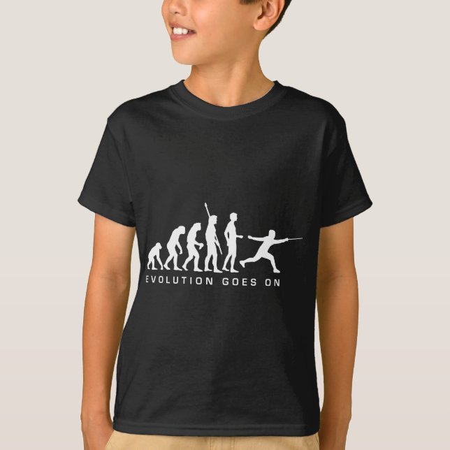 evolution fencing T-Shirt (Vorderseite)