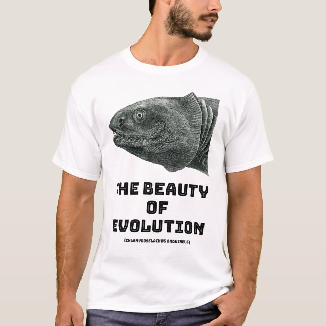 Evolution Frilled Shark Beauty T-Shirt (Vorderseite)