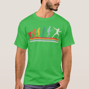 Evolution Funny Fencing Sportlicher Spaß für Fence T-Shirt