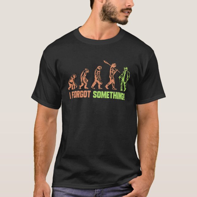 Evolution für Altersversorgung T-Shirt (Vorderseite)