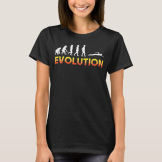 Evolution für Schwimmer T-Shirt