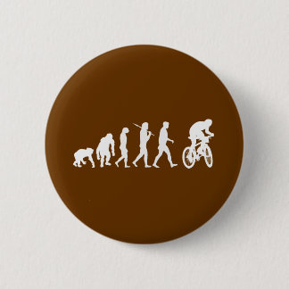 Evolution Gebirgsder radfahrenden Gebirgsradfahrer Button