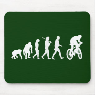 Evolution Gebirgsder radfahrenden Gebirgsradfahrer Mousepad