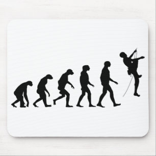 Evolution Gebirgsdes kletterns Mousepad