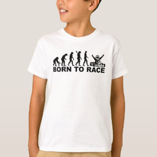 Evolution geboren, Kart zu laufen T-Shirt