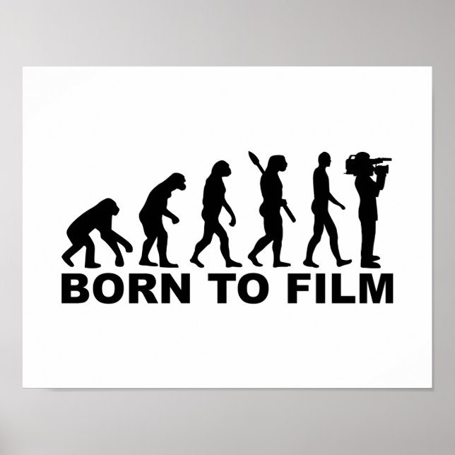 Evolution Geboren Poster (Vorne)
