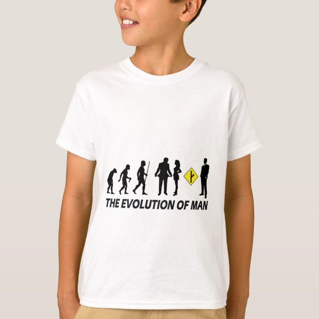 Evolution gehenden Männer ihre eigene der Weise T-Shirt (Vorderseite)