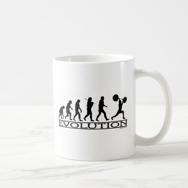 Evolution - Gewichts-Heber Kaffeetasse (Rechts)