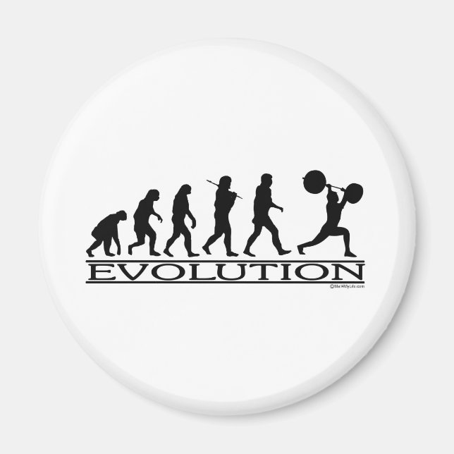 Evolution - Gewichtsabnahme Magnet (Vorne)