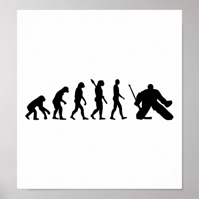 Evolution Goalie Hockey Poster (Vorne)