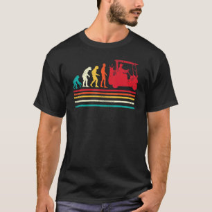 Evolution Golf Cart Golfplatz Golfer Männer Frauen T-Shirt