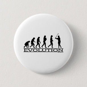 Evolution - Golf-Frau Button