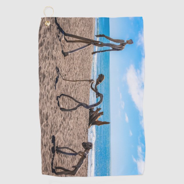 Evolution Golfhandtuch (Vorderseite)