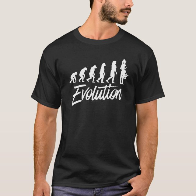 Evolution Graphic Botanical Flowers Gardening Plan T-Shirt (Vorderseite)