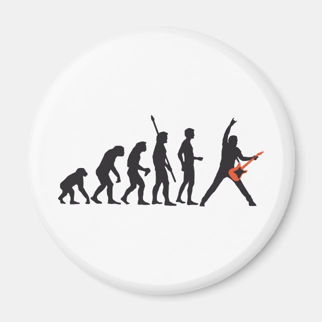 evolution guitar magnet (Vorne)