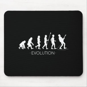 Evolution Guitarist Shirt, Rock Music Guitar Mousepad