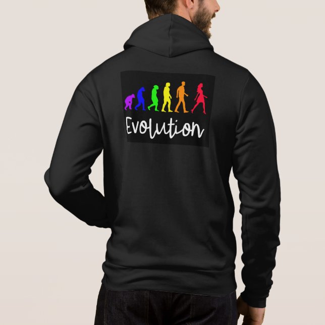 Evolution Hoodie (Rückseite)