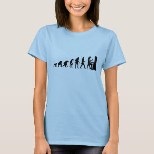 Évolution humaine : T-shirt de pianiste