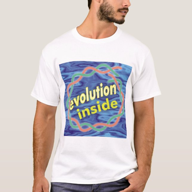 Evolution innerhalb des T - Shirt (Vorderseite)