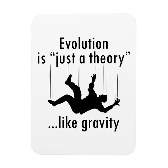 Evolution ist nur ein theoretischer Magnet (Vertikal)
