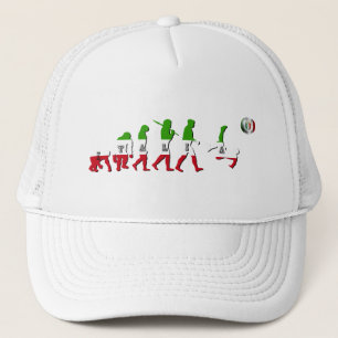 Evolution italienischer Geschenke Fußball-Italien Truckerkappe