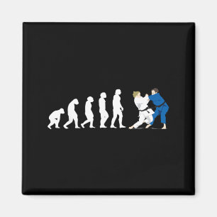 Evolution Judo Judoka Taekwondo Karate Aikido Magnet