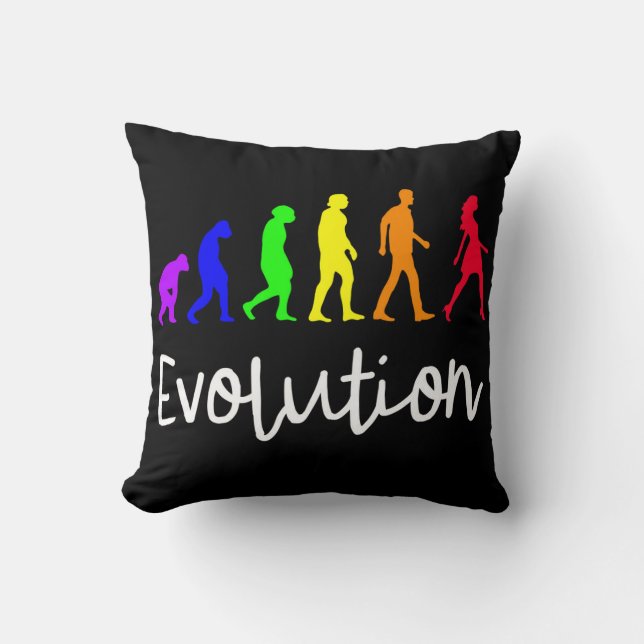 Evolution Kissen (Vorderseite)