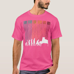 Evolution Klaviermusiker Keyboard Orchester T-Shirt