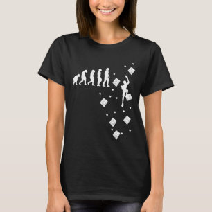 Evolution Klettern Sportklettern Bouldern Kletter T-Shirt