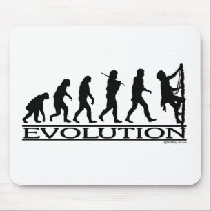 Evolution - kletternd mousepad