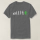Evolution lustige Nerd-Wissenschaft für eine IT-Un T-Shirt (Design vorne)