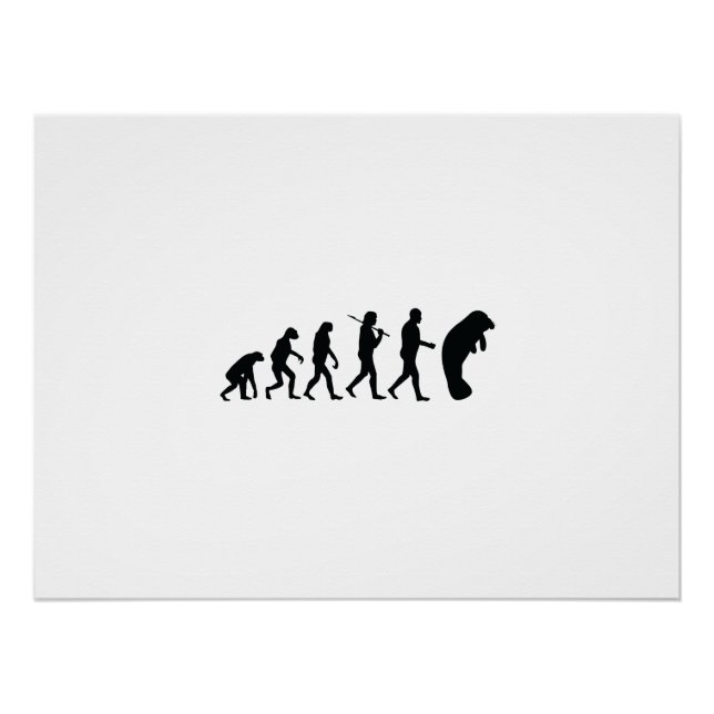 Evolution Manatee Poster (Vorderseite)
