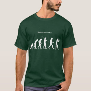Evolution Mann (grünen) Sattrical T - Shirt