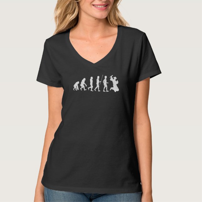 Evolution Master Abschluss Abschluss Ma T-Shirt (Vorderseite)