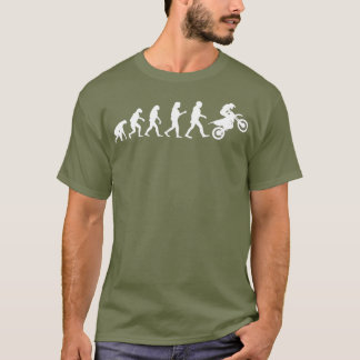 Evolution Motocross MX Motorrad Dirt Bike T-Shirt