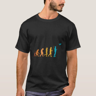 Evolution-Muster für das Flug-Rc-Flugzeug-Aviator T-Shirt