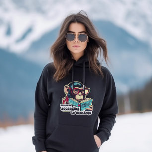 Evolution nach Mönchen Hoodie
