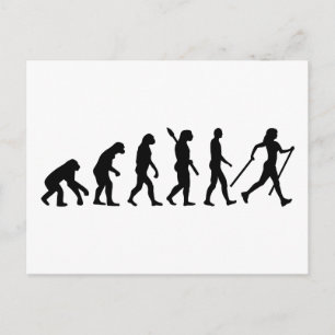 Evolution Nordic Walking Postkarte
