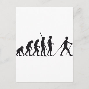 Evolution Nordic Walking Postkarte