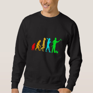 Evolution Paint Artist House Maler für Männer Sweatshirt
