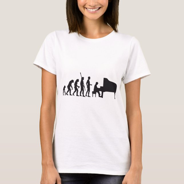 evolution piano T-Shirt (Vorderseite)