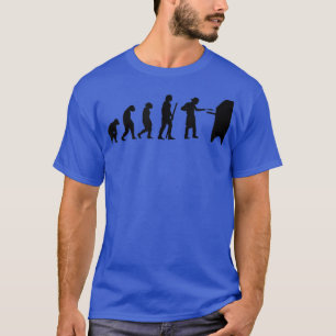 Evolution Pizza Lieferung Typ essen Pizza Es T-Shirt