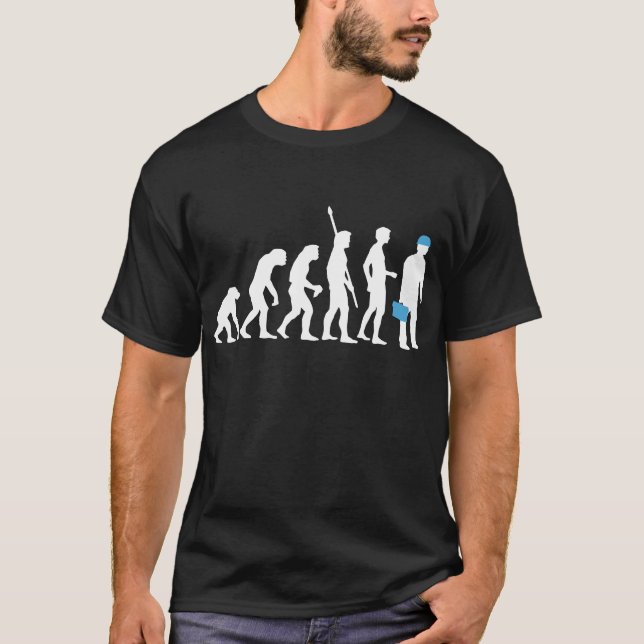 evolution plumber T-Shirt (Vorderseite)