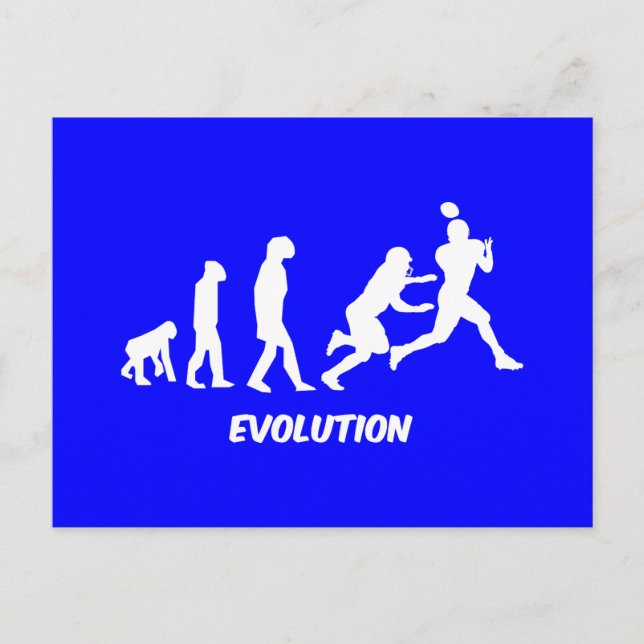 Evolution Postkarte (Vorderseite)
