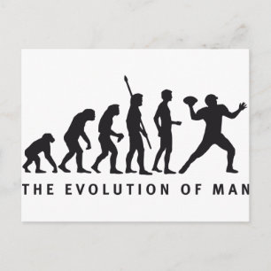 Evolution Postkarte